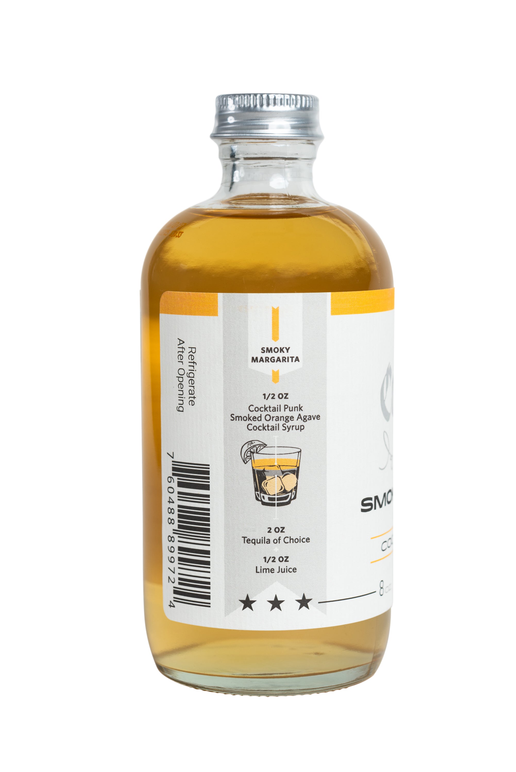 Smoked Orange Agave Cocktail Syrup